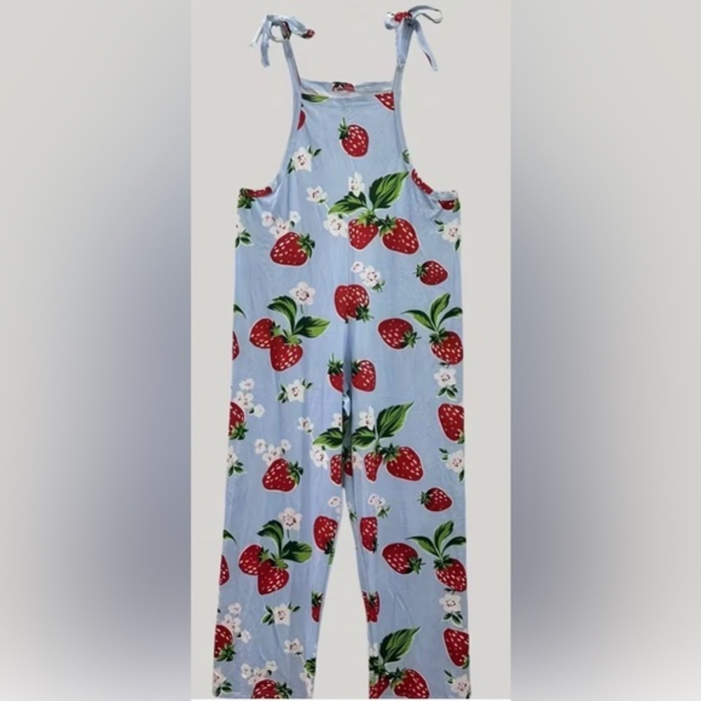 Strawberry Overalls NWT Size XL